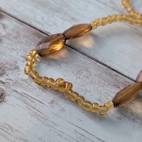 Set of 3 Stretch Bracelets Amber Tones - Picture 7 of 8